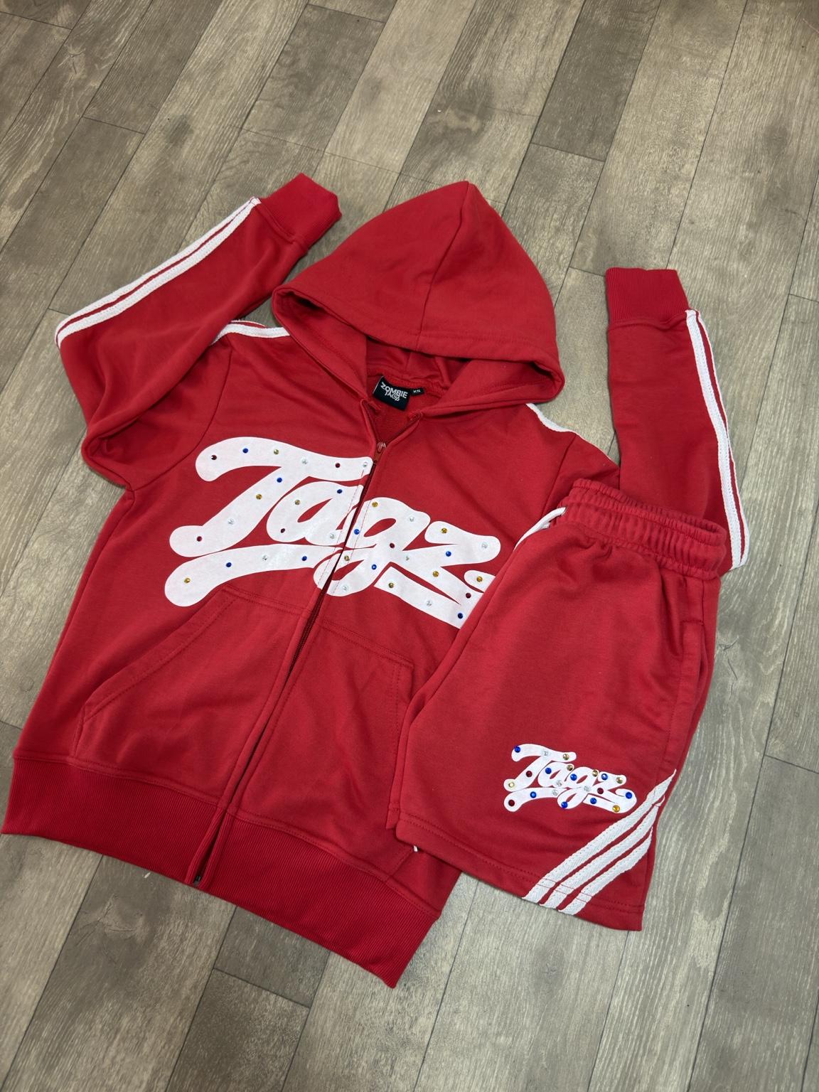 “Red Tagz Short Set”