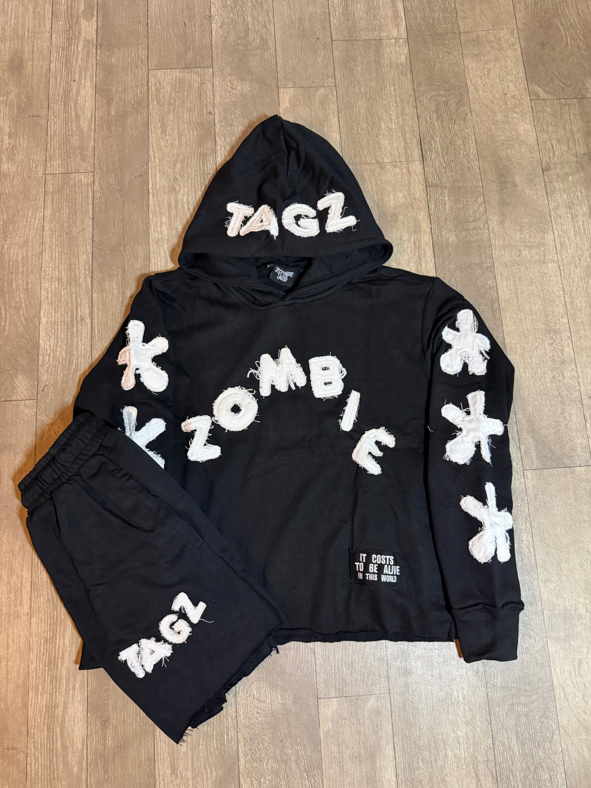 Black “CTBA” Hoodie Set
