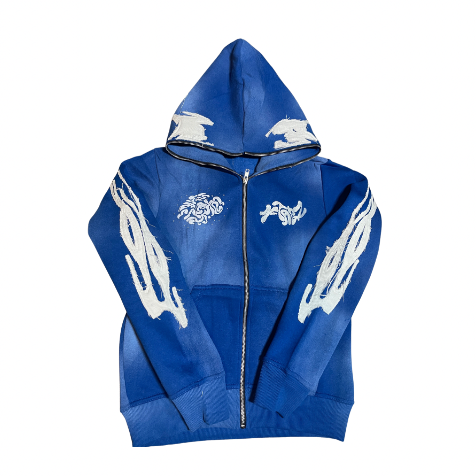 Inferno Blue Hoodie