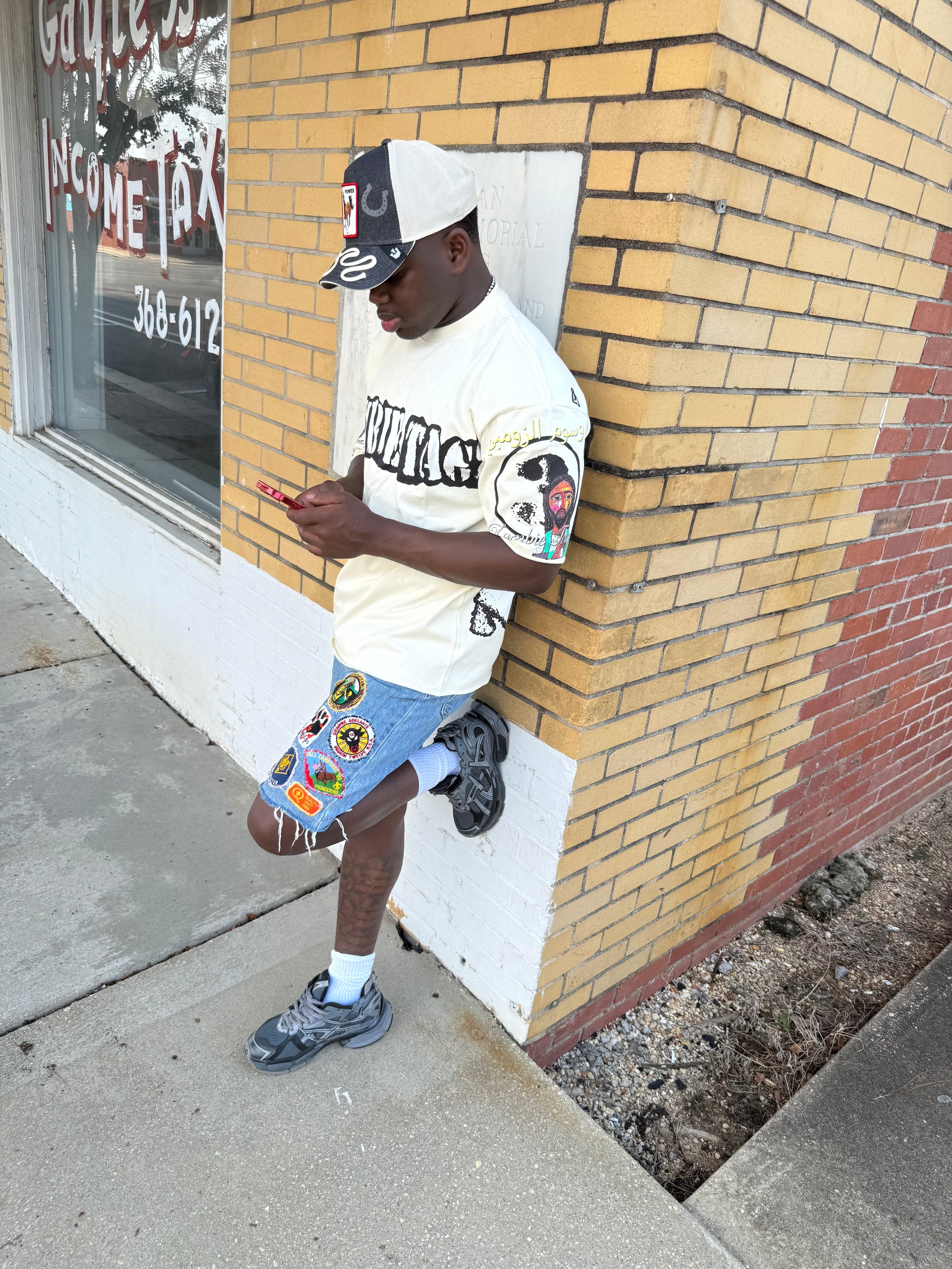 Cream Liberation Tee