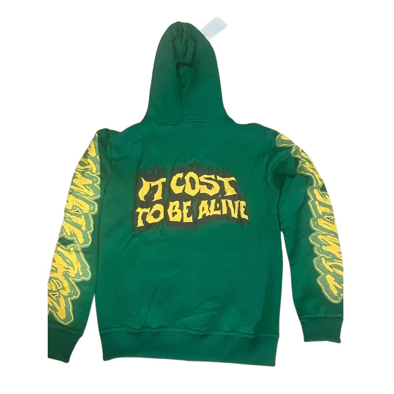 Green Cost To Be Alive Hoodie